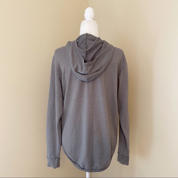 Fresh Produce Zip Front Gray Hoodie - M - Picture 3 of 8